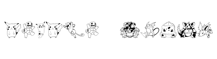 Pokemon Kiddy Ding  Free Fonts Download