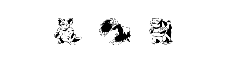 Pokemon Kiddy Ding  Free Fonts Download