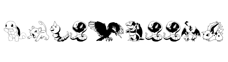 Pokemon Kiddy Ding  Free Fonts Download