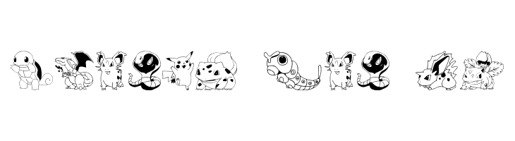 Pokemon Kiddy Ding  Free Fonts Download