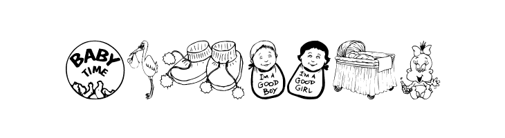 Baby Time  Free Fonts Download