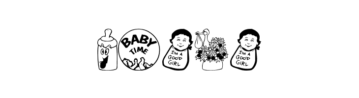Baby Time  Free Fonts Download