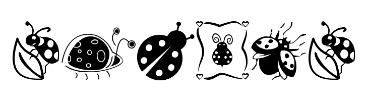 Ladybug Dings  Free Fonts Download