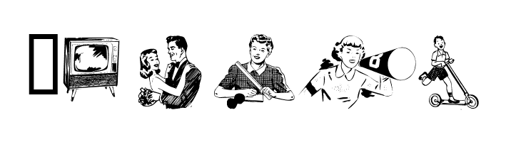 wmthe50s  Free Fonts Download