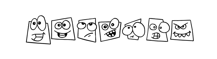 Squareheads  Free Fonts Download