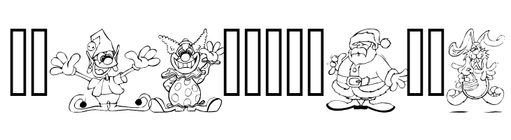 LM Holiday Toons  Free Fonts Download