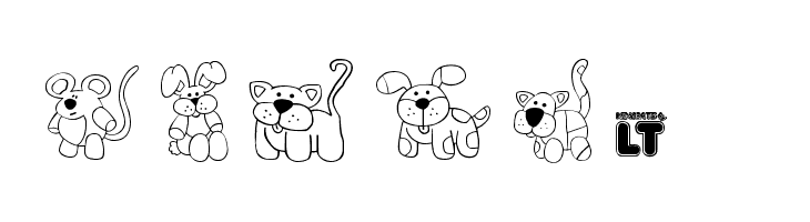 Make Your Own Pets LT  Free Fonts Download