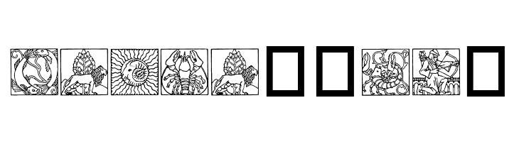 Zodiac03  Free Fonts Download