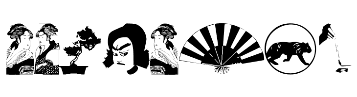 Asian Dings  Free Fonts Download