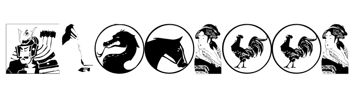 Asian Dings  Free Fonts Download