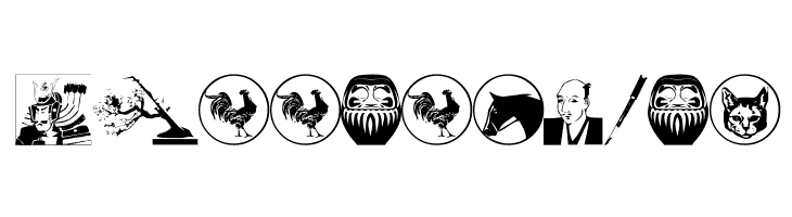 Asian Dings  Free Fonts Download