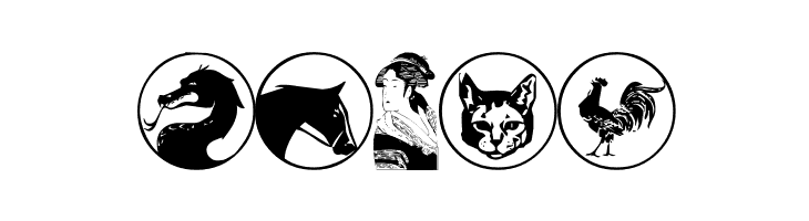 Asian Dings  Free Fonts Download