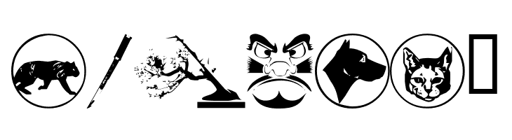 Asian Dings  Free Fonts Download