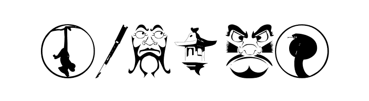 Asian Dings  Free Fonts Download