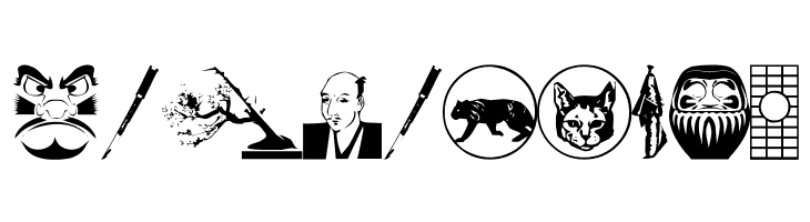 Asian Dings  Free Fonts Download