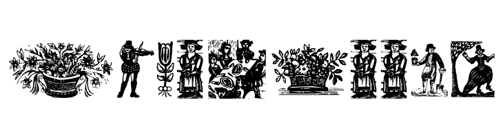 WasWoodcuts  Free Fonts Download