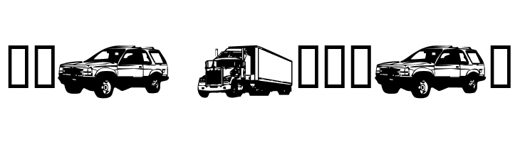 Trucks for Judy *S*  Free Fonts Download