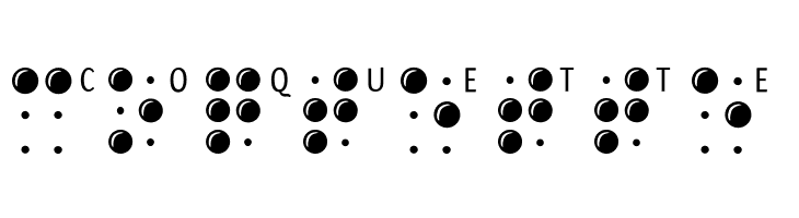 BrailleLatin  Free Fonts Download