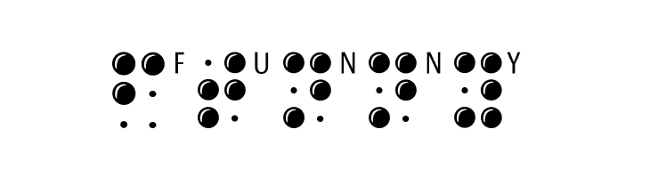 BrailleLatin  Free Fonts Download