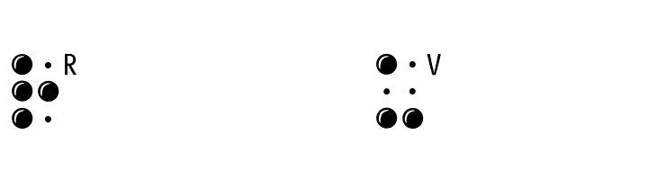 BrailleLatin  Free Fonts Download