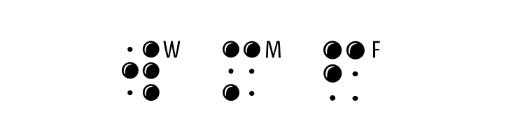 BrailleLatin  Free Fonts Download