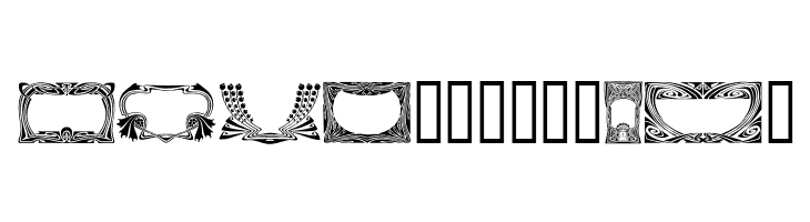 Art Noveau Headers  Free Fonts Download