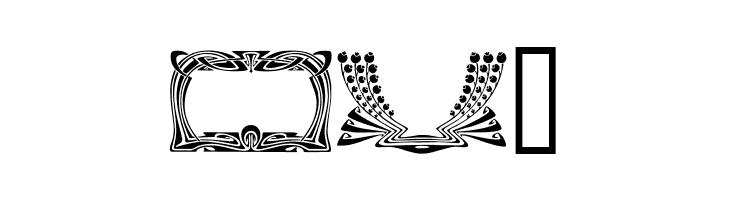 Art Noveau Headers  Free Fonts Download