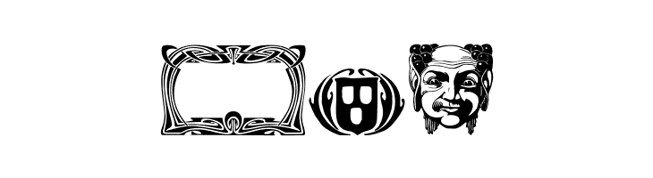 Art Noveau Headers  Free Fonts Download