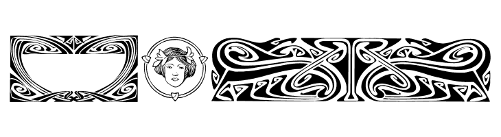 Art Noveau Headers  Free Fonts Download