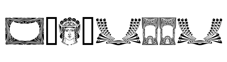 Art Noveau Headers  Free Fonts Download