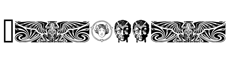 Art Noveau Headers  Free Fonts Download