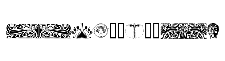 Art Noveau Headers  Free Fonts Download