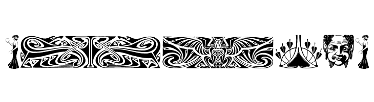 Art Noveau Headers  Free Fonts Download