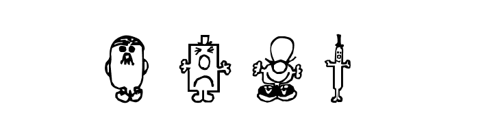 Mr Men  Free Fonts Download