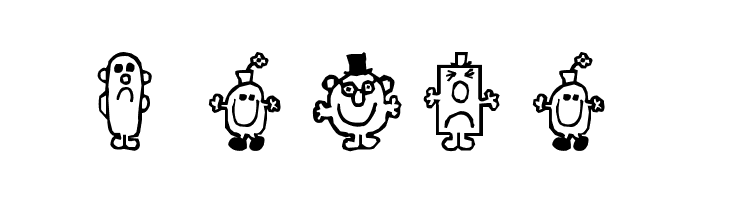 Mr Men  Free Fonts Download