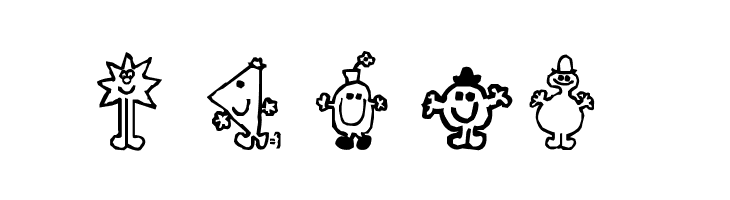 Mr Men  Free Fonts Download