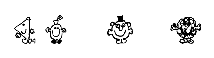 Mr Men  Free Fonts Download