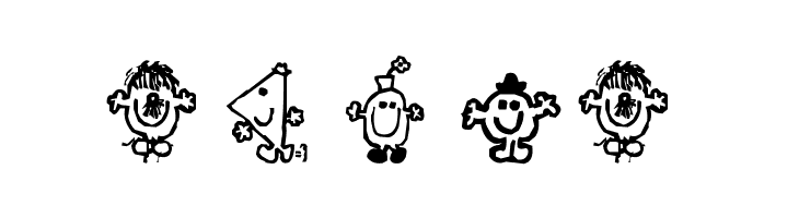 Mr Men  Free Fonts Download