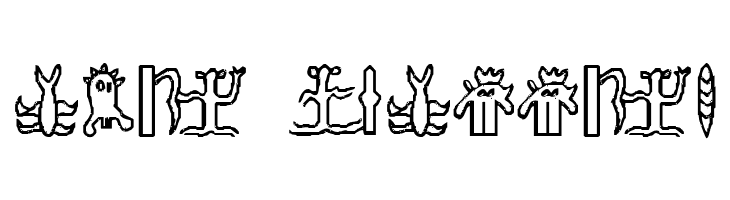 RongoRongo Glyphs  Free Fonts Download