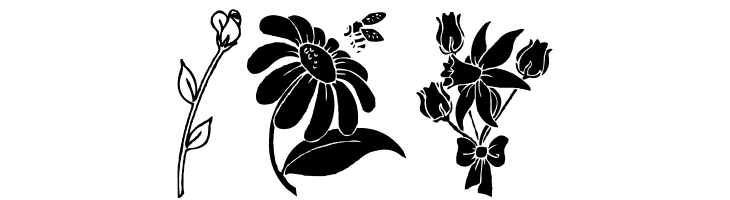 DT Flowers 2  Free Fonts Download