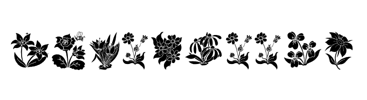 DT Flowers 2  Free Fonts Download