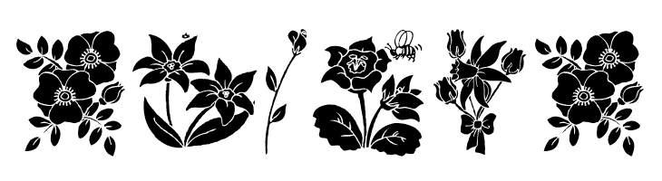 DT Flowers 2  Free Fonts Download