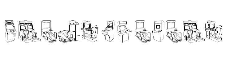 Arcarde Video Games  Free Fonts Download