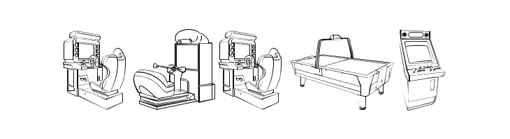 Arcarde Video Games  Free Fonts Download