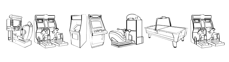 Arcarde Video Games  Free Fonts Download