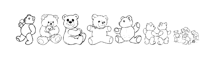 LCR Prestigious Teddies  Free Fonts Download