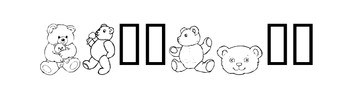 LCR Prestigious Teddies  Free Fonts Download