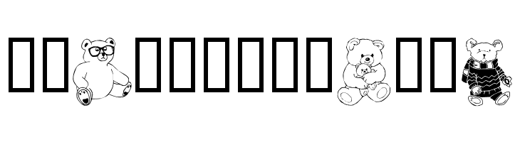 LCR Prestigious Teddies  Free Fonts Download