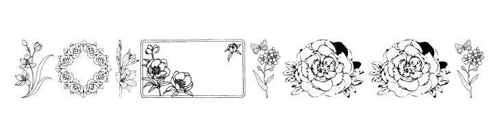 Floral Design  Free Fonts Download