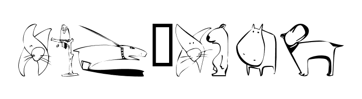 KR Scrappin Animals  Free Fonts Download